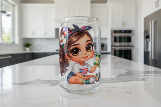 Puerto Rican Cutie #4 - UVDTF Decal for cups/hard surfaces sticker