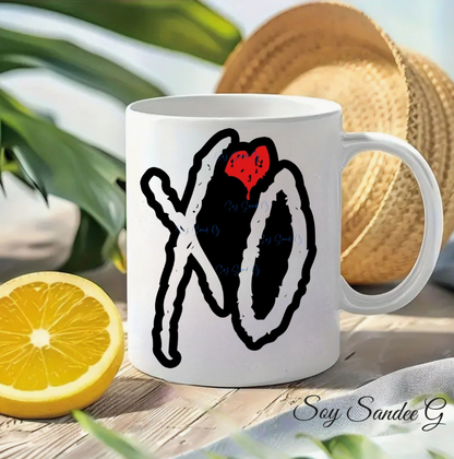 XO Hugs & Kisses - UVDTF Decal for cups/hard surfaces