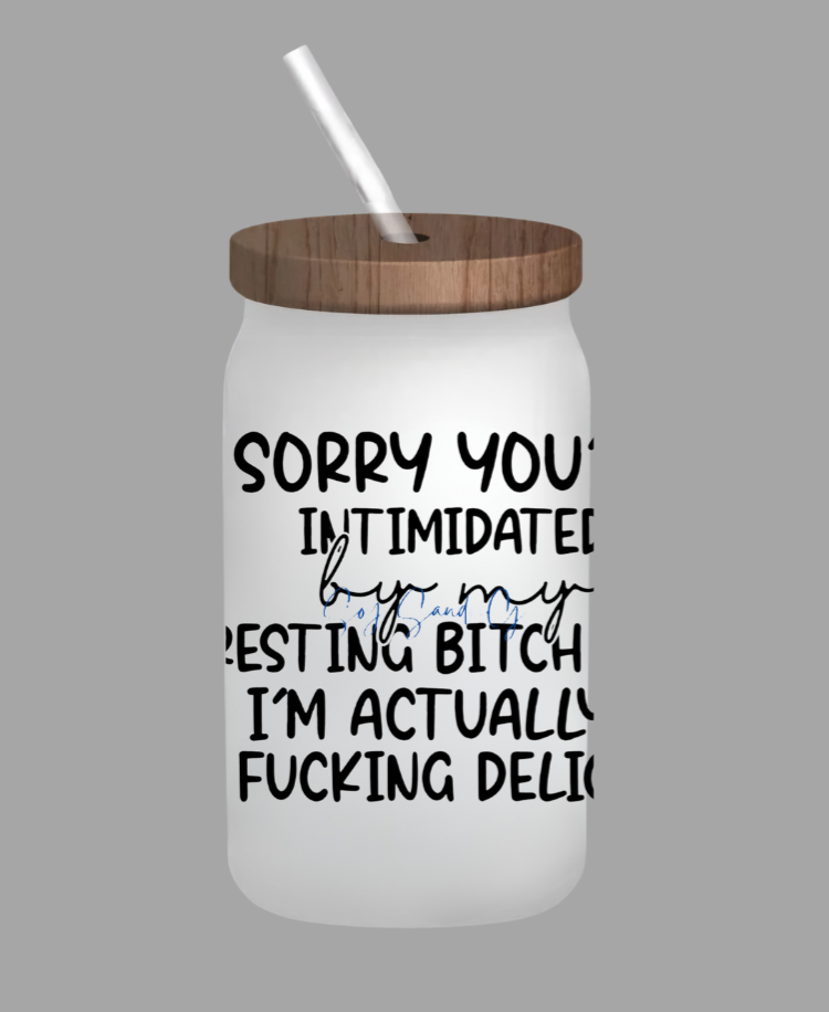 I'm Sorry You're Intimidated - UVDTF Decal