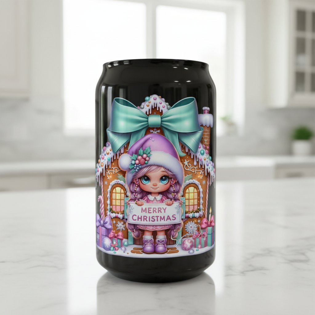 Gingerbread House Cutie - UVDTF Decal for cups/hard surfaces sticker