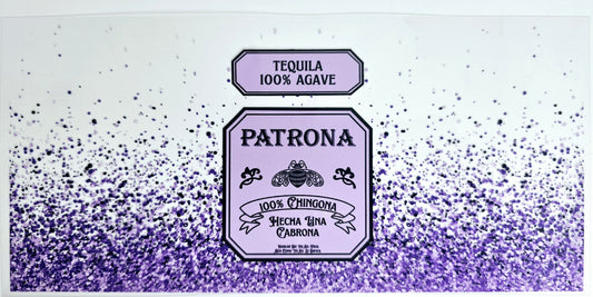 Envoltura UVDTF de tequila morado