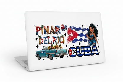 Cuba Pinar del Rio - UVDTF Wrap for cups/hard surfaces sticker
