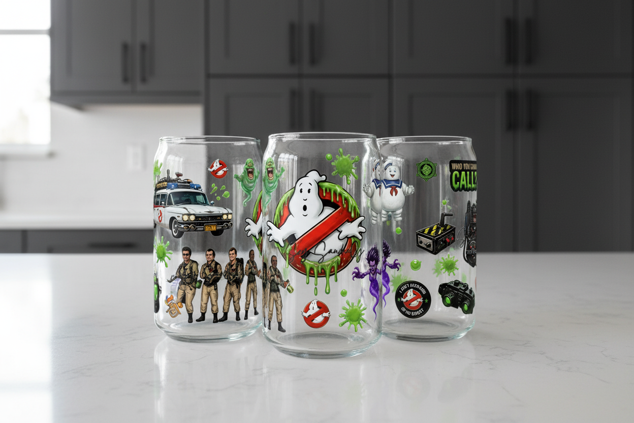 Ghostbusters - UVDTF Wrap for cups/hard surfaces sticker