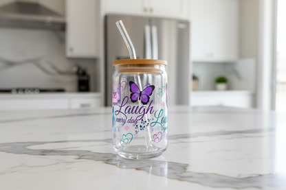 Live Laugh Love - UVDTF Wrap for cups/hard surfaces sticker