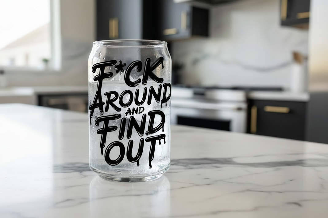 F Around & Find Out - UVDTF Decal for cups/hard surfaces sticker