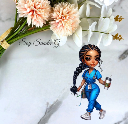 Pretty Nurse #3 - UVDTF Decal for cups/hard surfaces sticker