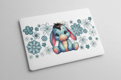 Flowered Donkey - UVDTF wrap for cups/hard surfaces sticker