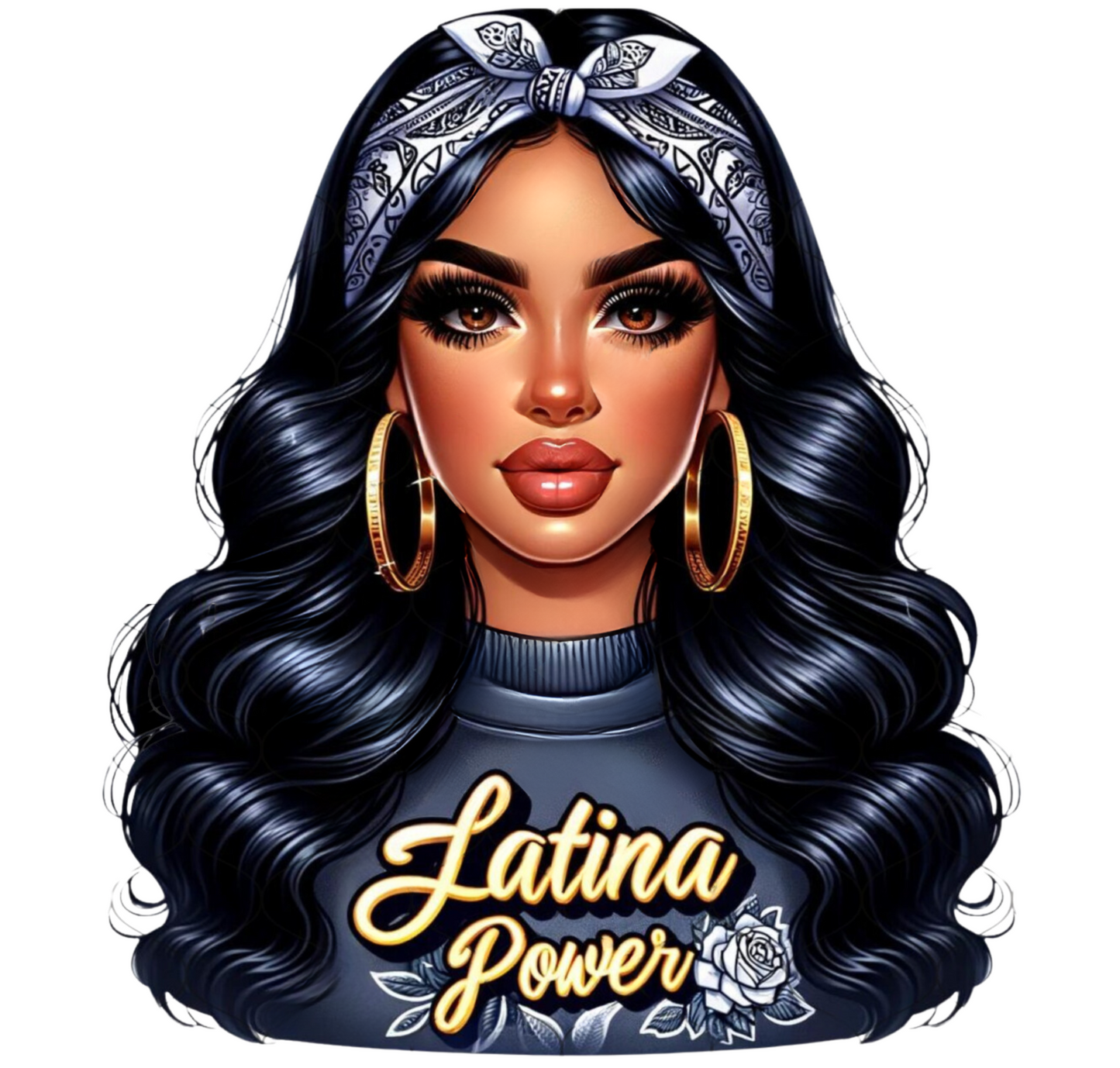 Latina Power UVDTF Decal