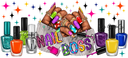 Nail Boss - UVDTF Wrap for cups/hard surfaces sticker