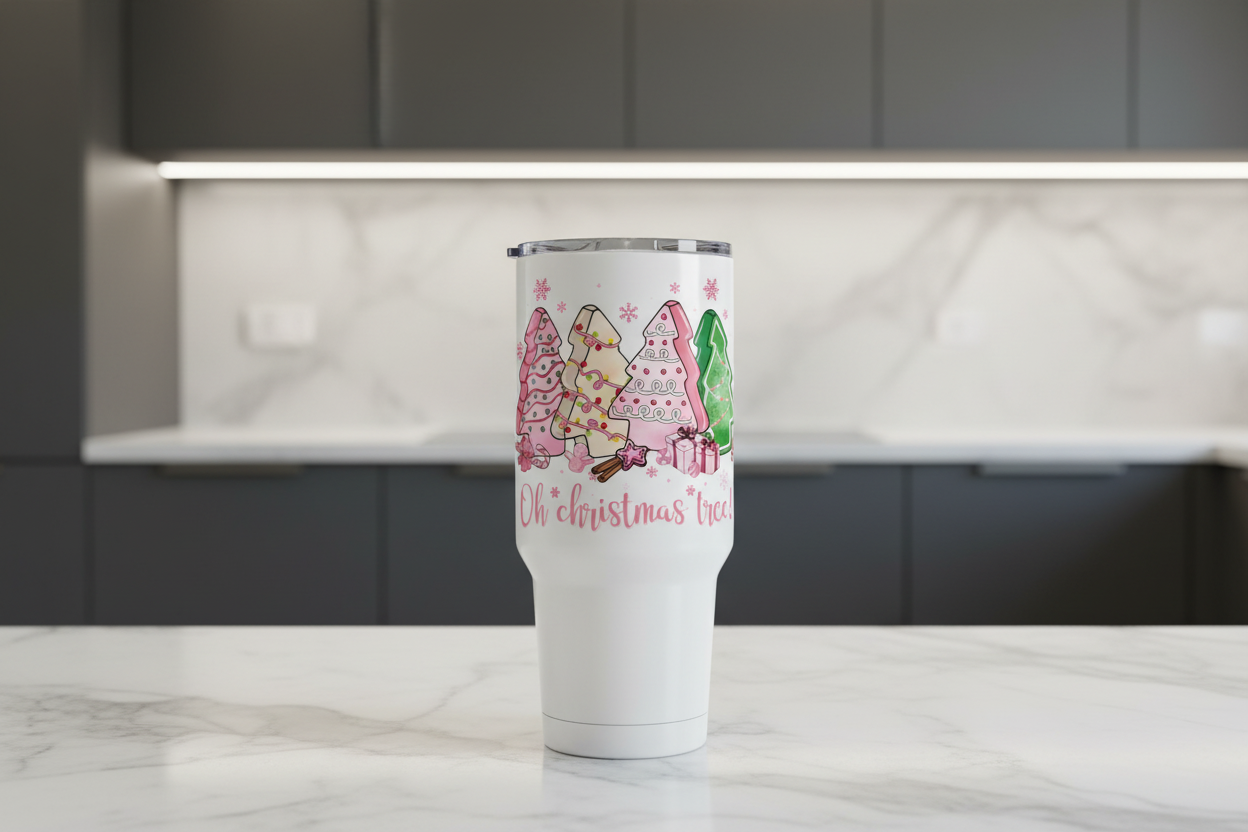Oh Christmas Tree - UVDTF Decal for cups/hard surfaces sticker