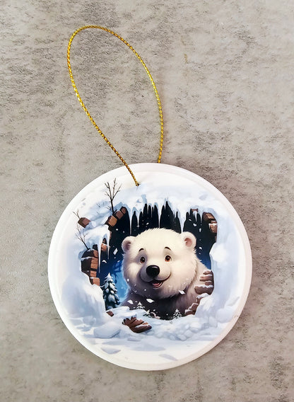 Mystery Ceramic Hanging Christmas Ornament