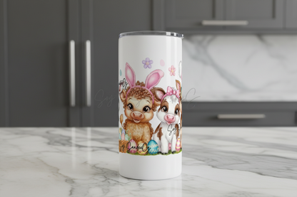 Easter Cows - UVDTF Wrap for cups/hard surfaces sticker