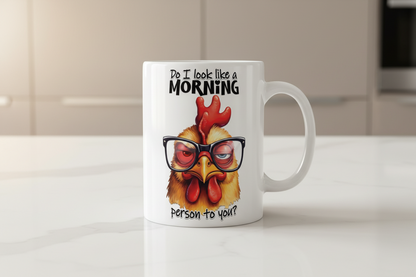 Do I Look like a Morning Person to You? - UVDTF Decal for cups/hard surfaces sticker