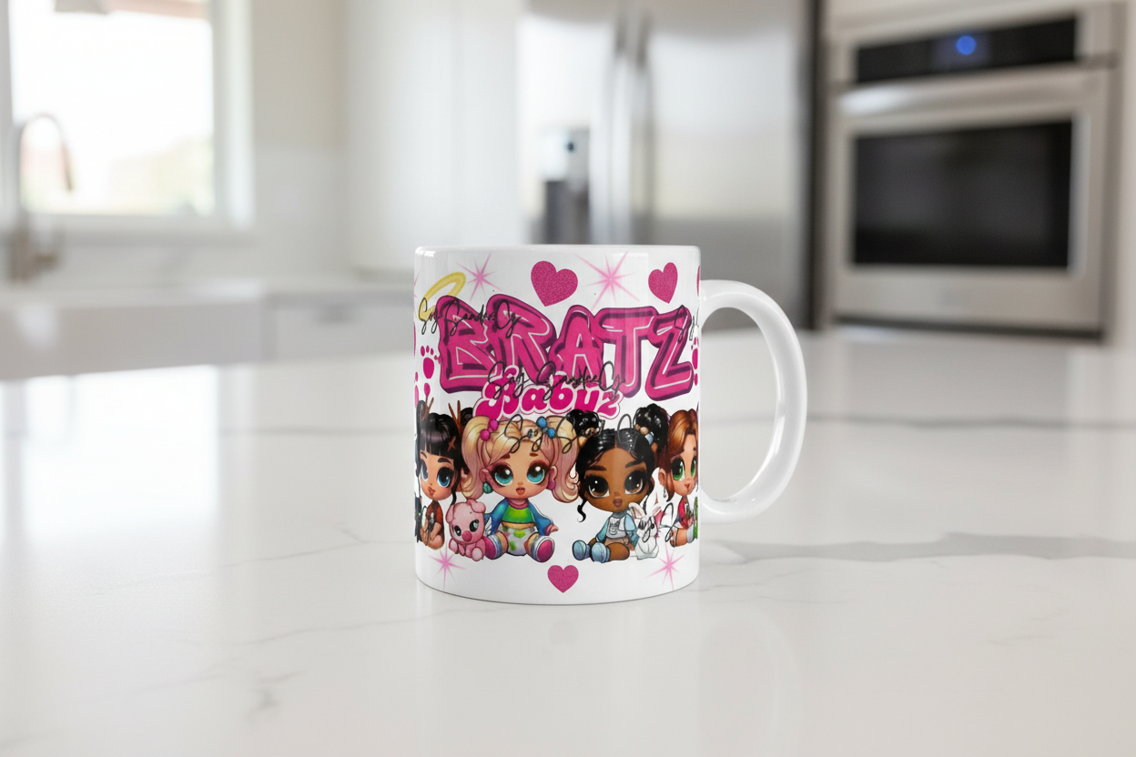 Pink Bratz Babyz - UVDTF wrap for cups/hard surfaces sticker
