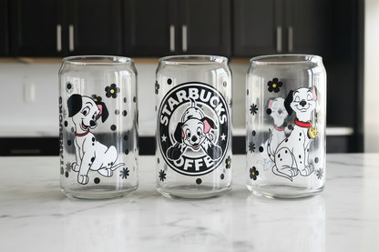 Envoltura de dálmatas con efecto UVDTF de Starbucks