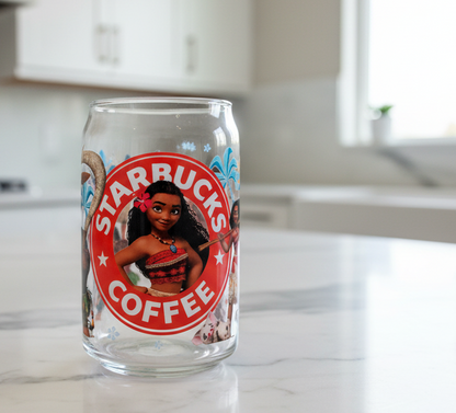 Moana Starbucks - UVDTF Wrap for cups/hard surfaces sticker