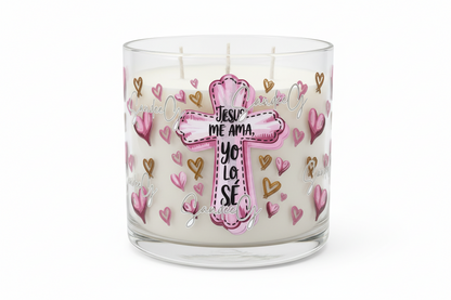 Jesus Me Ama (Jesus Loves Me) - UVDTF Wrap for cups/hard surfaces sticker