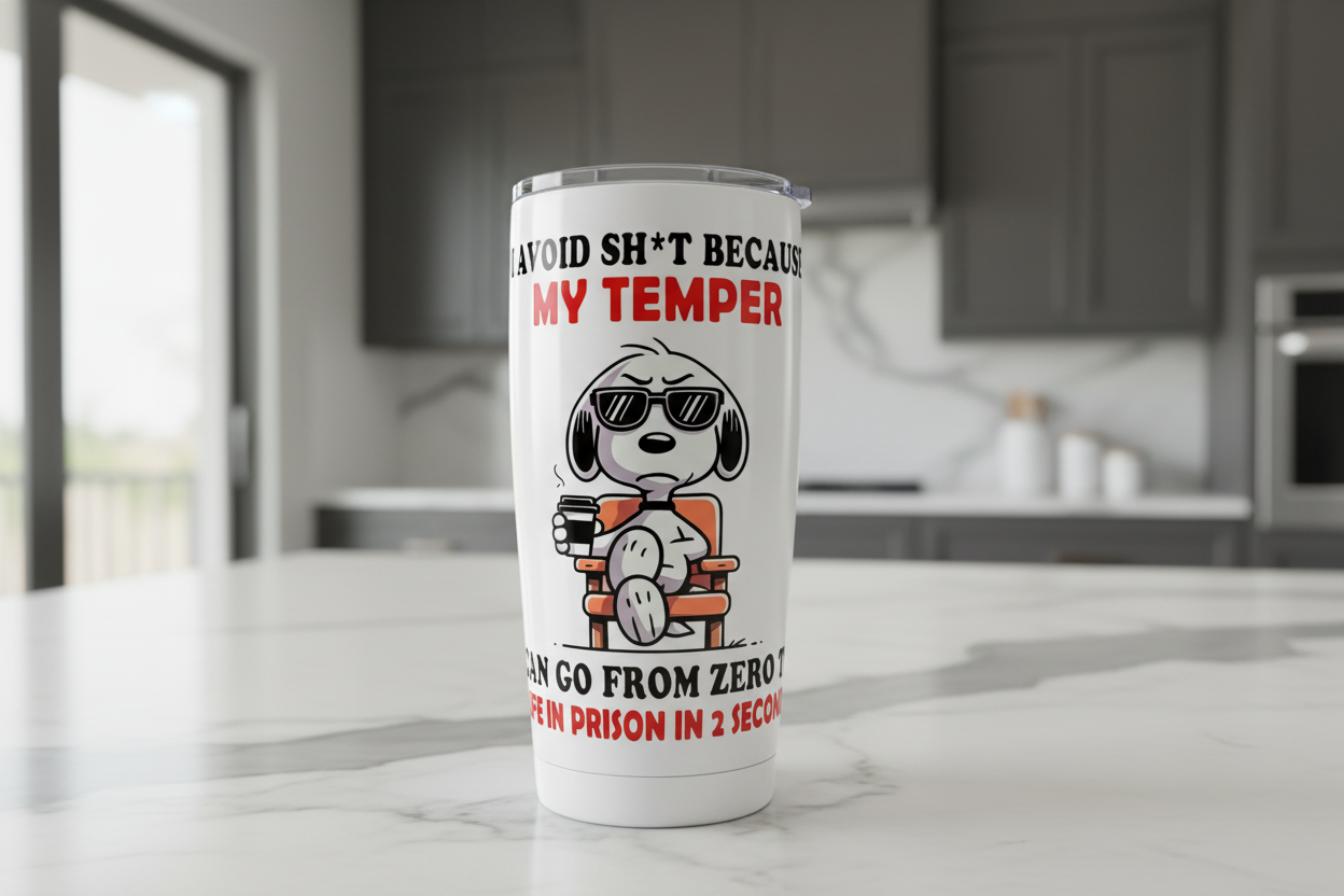 I Avoid Sh*t Because... - UVDTF decal for cups/hard surfaces sticker