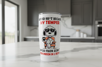 I Avoid Sh*t Because... - UVDTF decal for cups/hard surfaces sticker