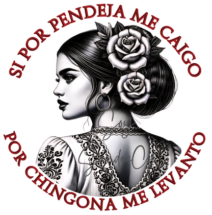 Si Por Pendeja Me Caigo (If I Fall...) - UVDTF Decal for cups/hard surfaces sticker