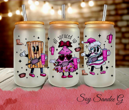 All Spruced Up - UVDTF Wrap for cups/hard surfaces sticker