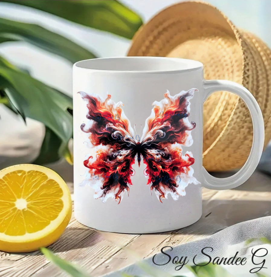 Smoke Butterfly #4 - UVDTF Decal for cups/hard surfaces sticker