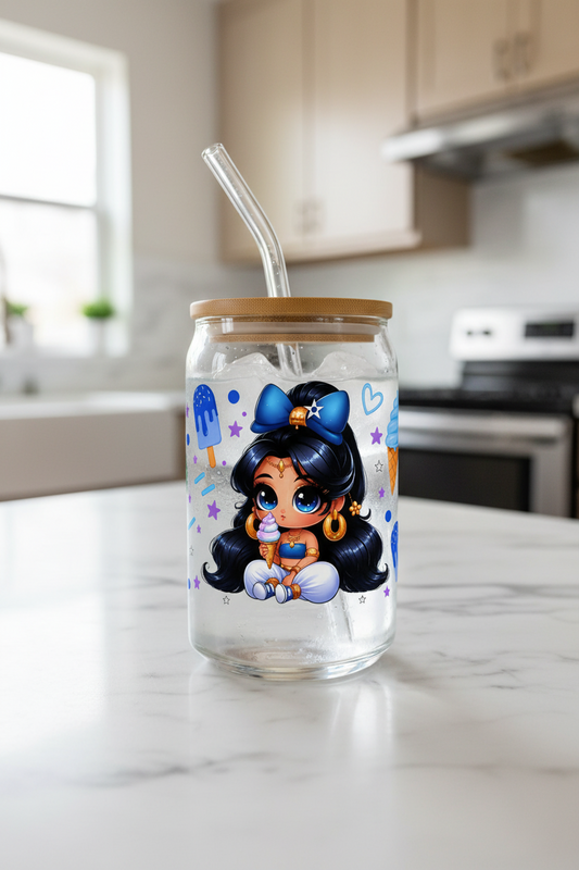 Blue Ice Cream Cutie - UVDTF Wrap for cups/hard surfaces sticker