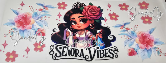 Señora Vibes - UVDTF Wrap for cups/hard surfaces sticker