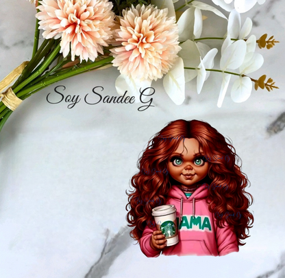 Chucky Mama- UVDTF Decal for cups/hard surfaces sticker