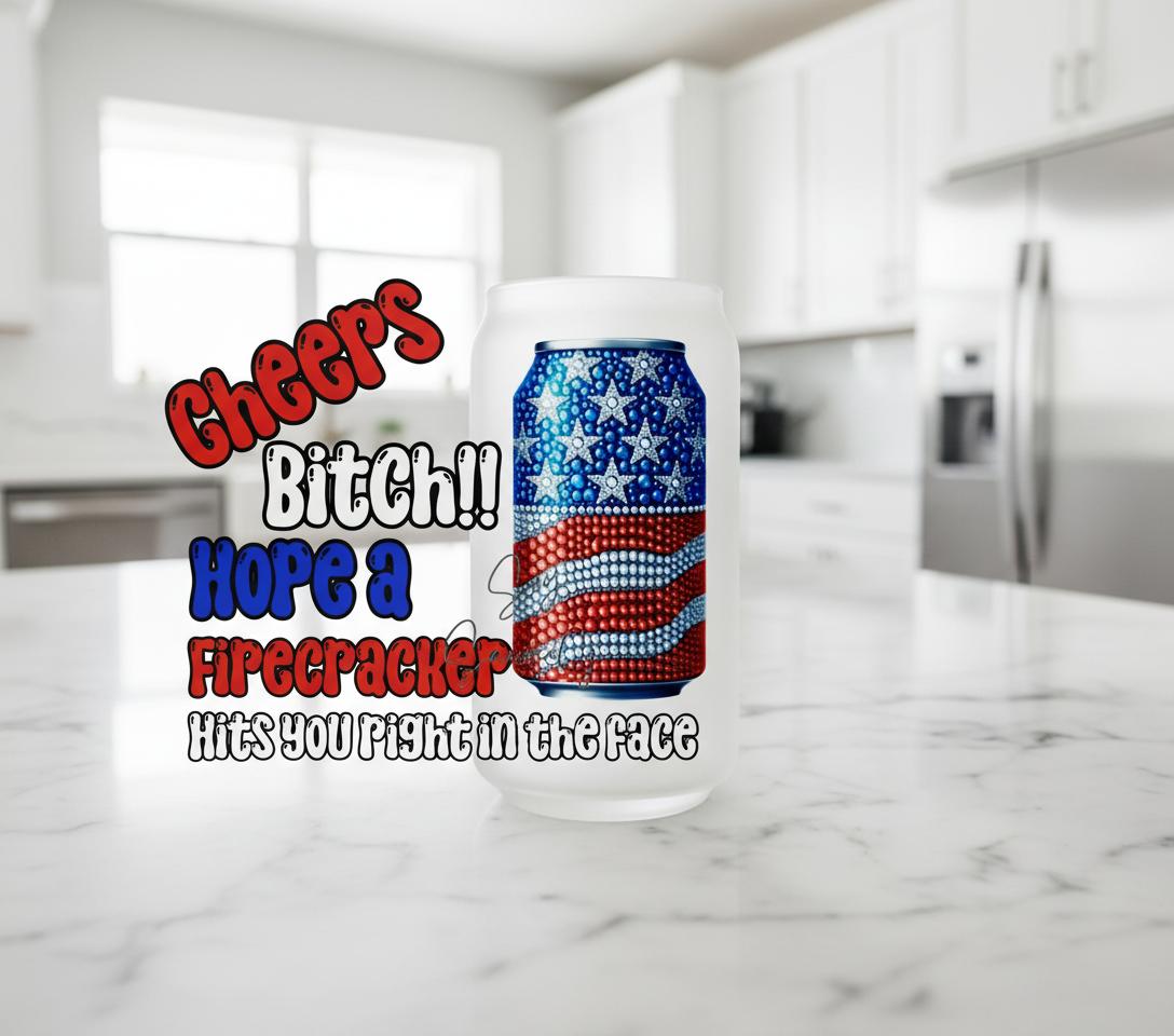 Cheers B*tch! - UVDTF Decal for cups/hard surfaces sticker