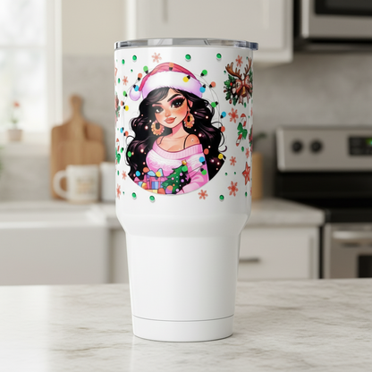 Latina Christmas - UVDTF Wrap for cups/hard surfaces sticker