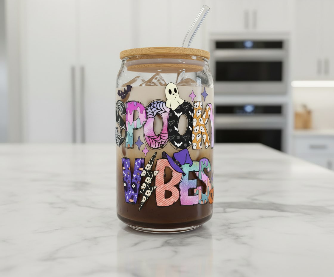 Spooky Vibes - UVDTF Decal for cups/hard surfaces sticker