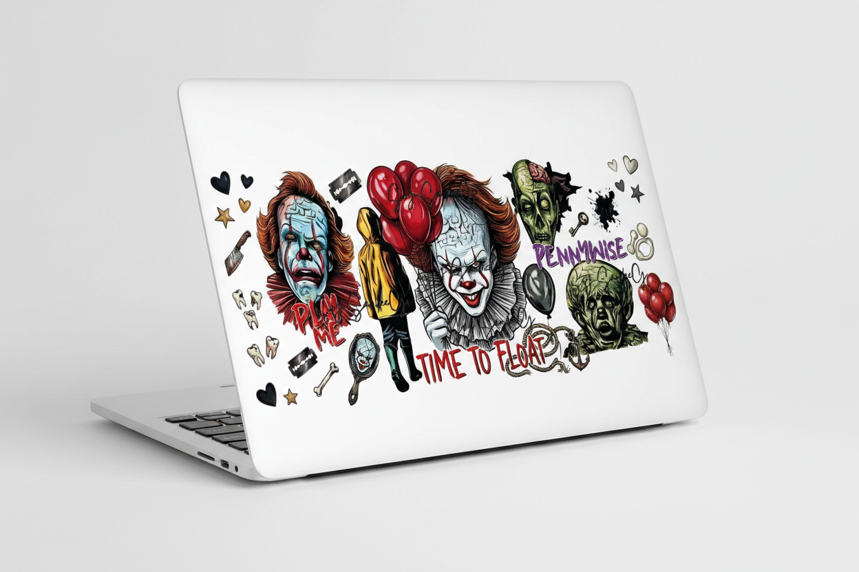Pennywise - UVDTF Wrap for cups/hard surfaces sticker