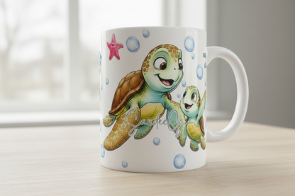 Crush Turtles - UVDTF Wrap for cups/hard surfaces sticker