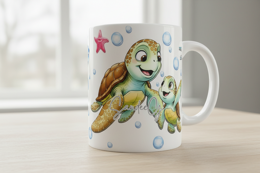 Crush Turtles - UVDTF Wrap for cups/hard surfaces sticker