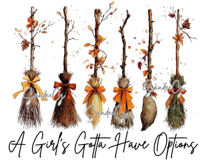 A Girls Gotta have Options - UVDTF Decal for cups/hard surfaces sticker