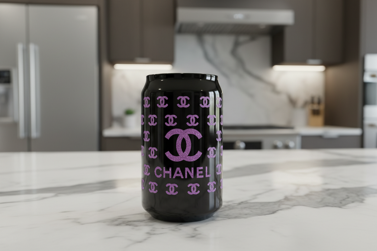 Abrigo UVDTF morado de Chanel