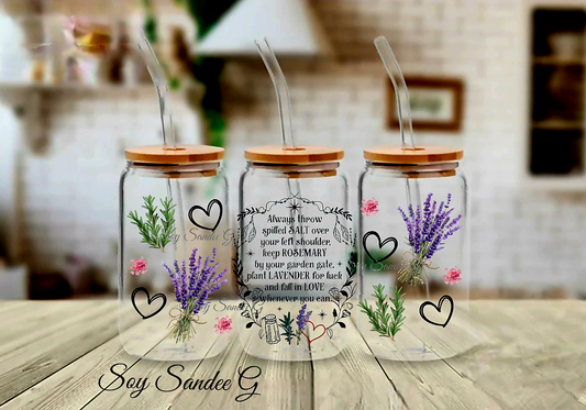 Always Throw Spilled Salt -  UVDTF wrap for cups/hard surfaces sticker