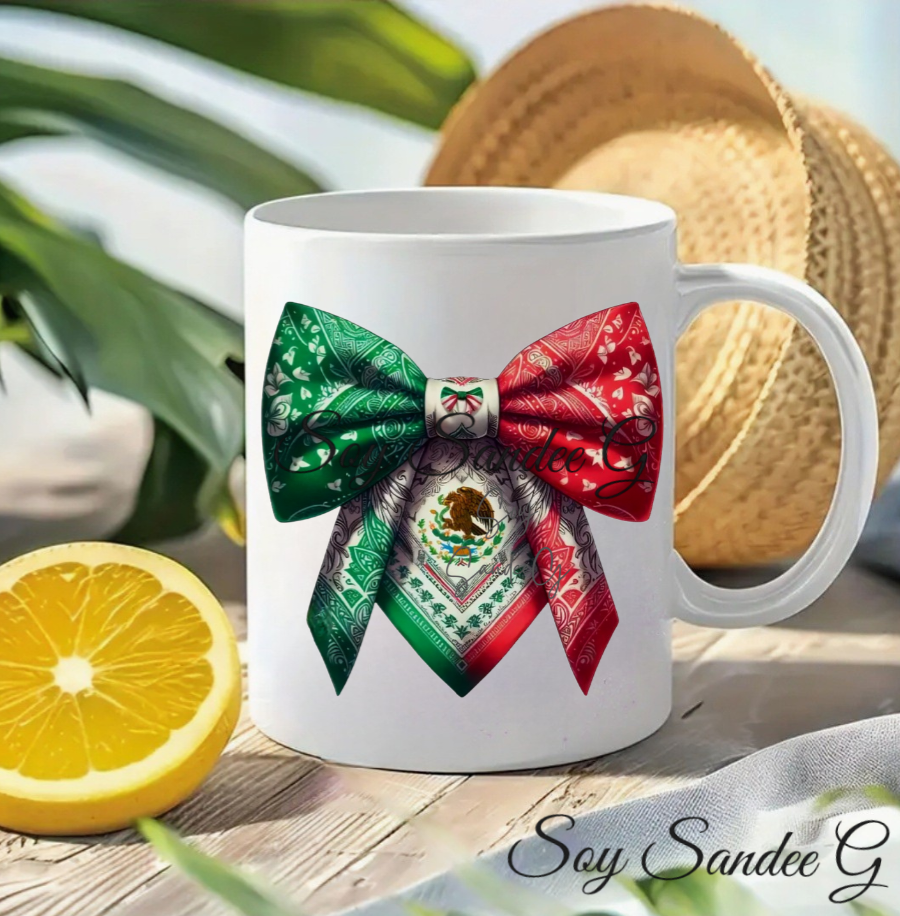 Mexican Bandana Bow - UVDTF Decal for cups/hard surfaces sticker