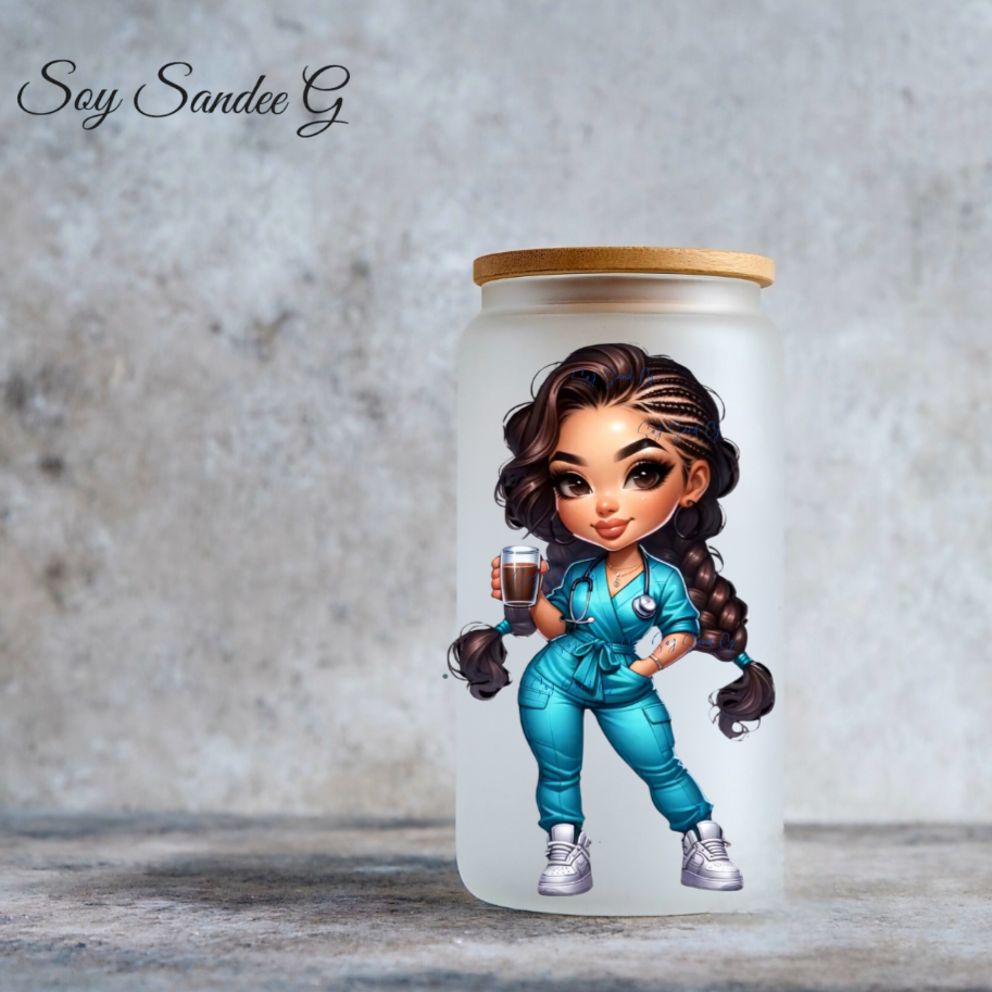 Pretty Nurse #1 - UVDTF Decal for cups/hard surfaces sticker