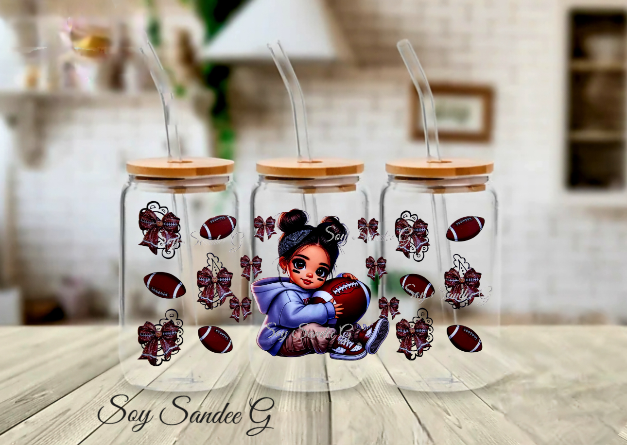 Football Cutie - UVDTF Wrap for cups/hard surfaces sticker