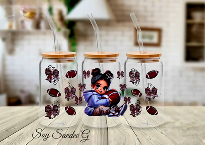 Football Cutie - UVDTF Wrap for cups/hard surfaces sticker