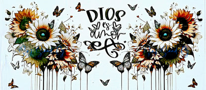 Dios es Amor (GOD is Love) - UVDTF Wrap for cups/hard surfaces