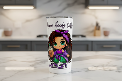 Mama Needs Coffee - UVDTF Decal for cups/hard surfaces sticker