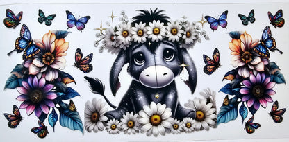 Donkey & Daisies - UVDTF Wrap for cups/hard surfaces sticker