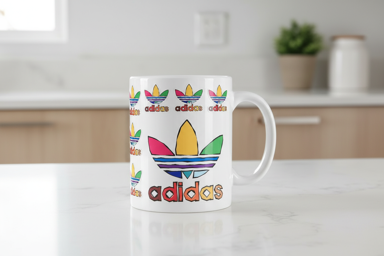 Adidas Pride - UVDTF wrap for cups/hard surfaces sticker