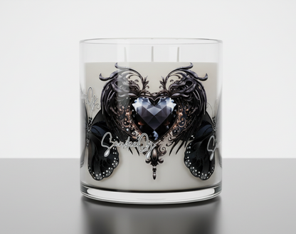 Black Gothic Butterfly - UVDTF Wrap for cups/hard surfaces sticker
