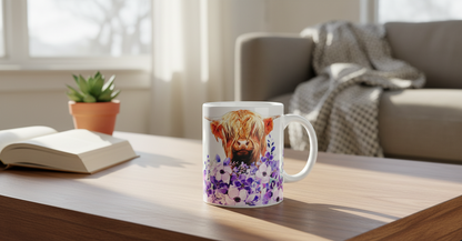 Highland Cow #6 - UVDTF Wrap for cups/hard surfaces sticker