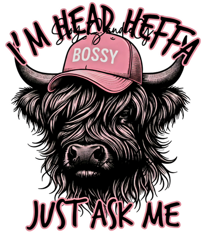 I'm Head Heffa - UVDTF Decal for cups/hard surfaces sticker