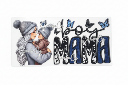 Boy Mom - UVDTF Wrap for cups/hard surfaces sticker